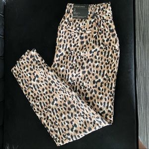 Banana Republic Hayden Leopard Ankle Pants NWT